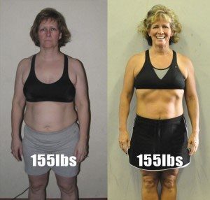 Same woman, Same weight, Dramatic Results!