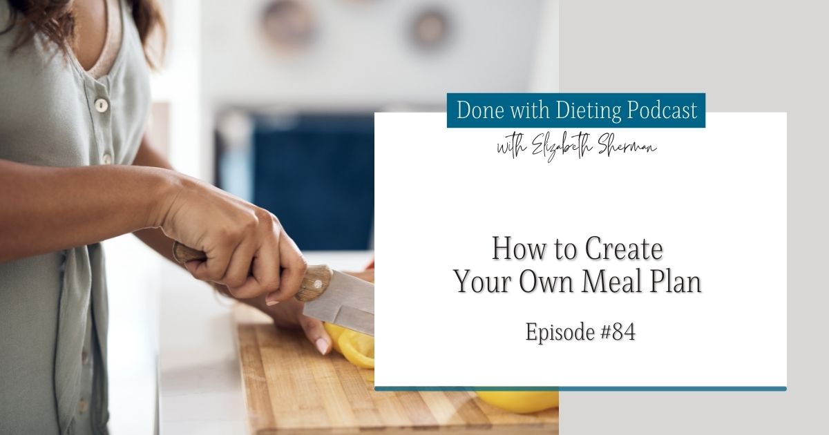 how to create your own meal plan