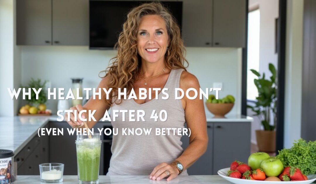 Why Healthy Habits Don’t Stick After 40 (Even When You Know Better)