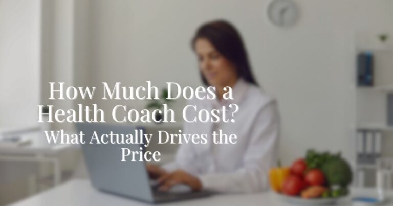 How Much Does a Health Coach Cost?